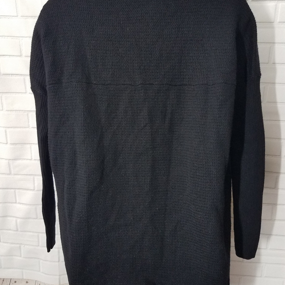 Ann Taylor Extra Fine Merino Wool Black Sweater - Picture 5 of 10